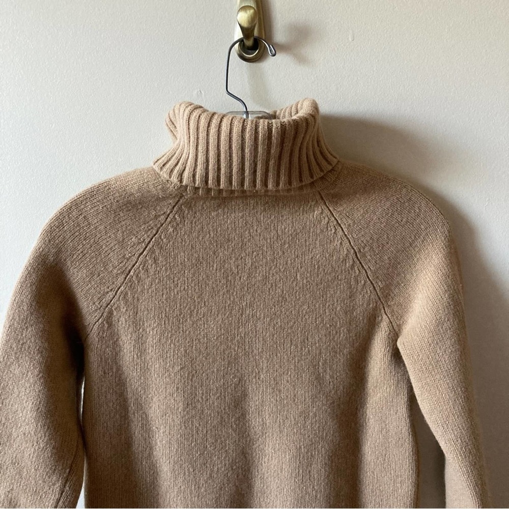 Lauren Ralph Lauren Wool Cashmere Turtleneck Sweater Tan Size XS - Picture 4 of 9